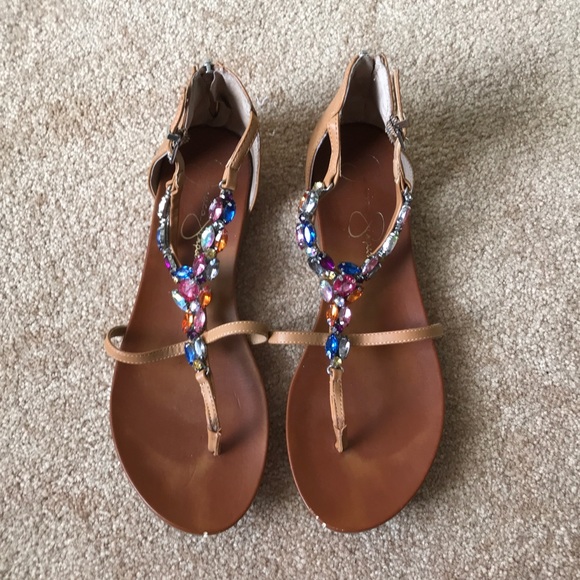 Jessica Simpson Shoes - Jessica Simpson jeweled sandals